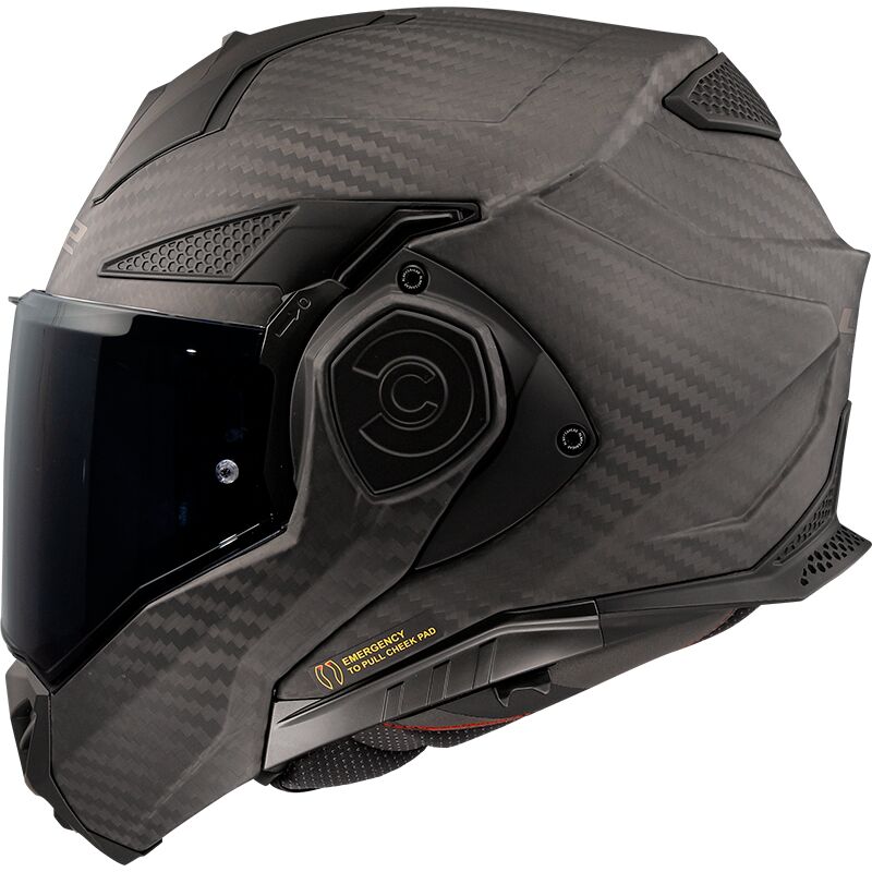 Casco modulare LS2 FF901 ADVANT X SOLID MATT CARBON OPACO