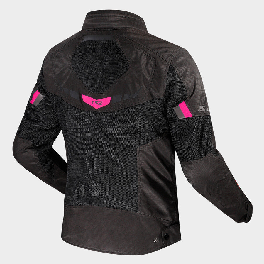 Giacca moto DONNA LS2 Garda Air NERO ROSA