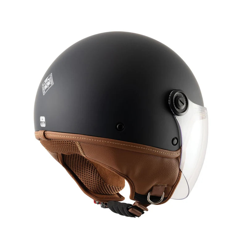 Casco Jet Tucano Urbano EL' JETTIN 6.0 nero marrone
