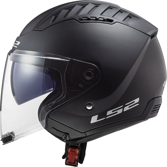 CASCO JET LS2 COPTER II NERO OPACO