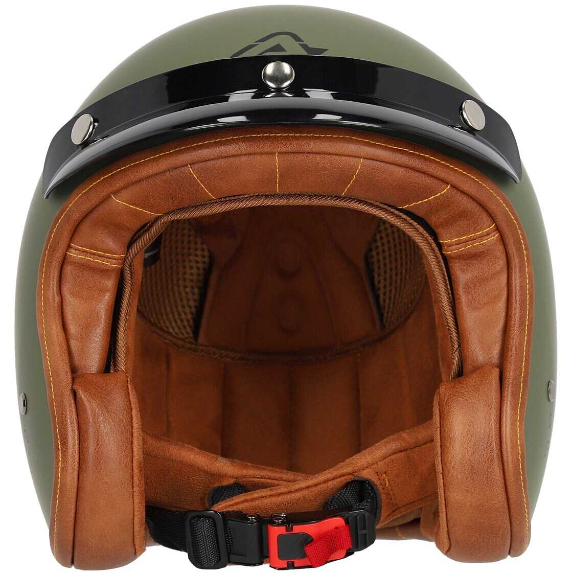 Casco da Moto ACERBIS SKODELA 2206 Verde Militare