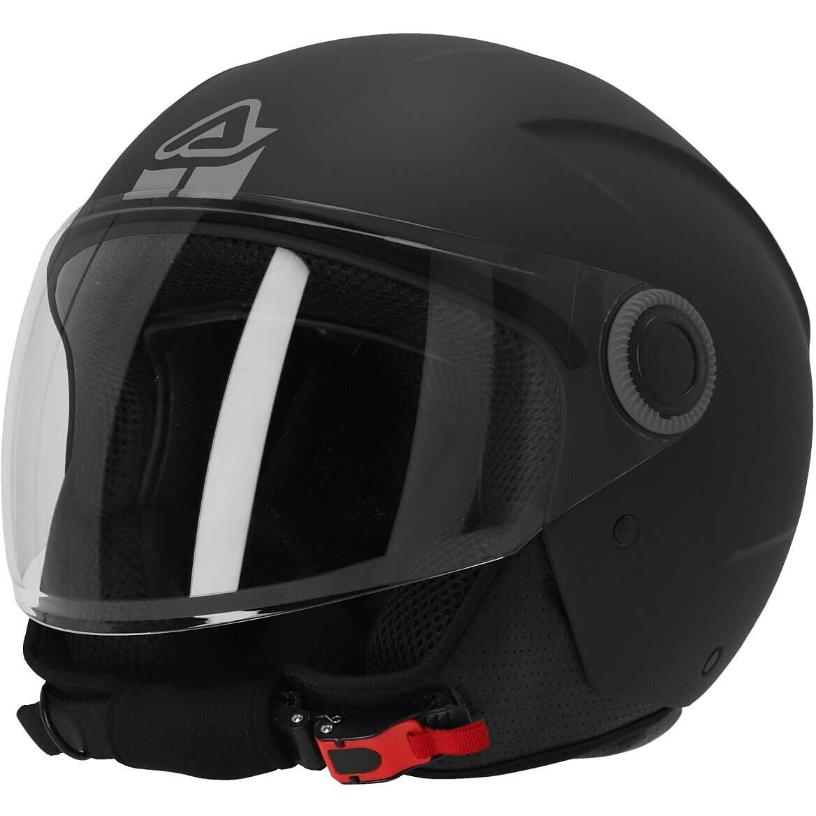 Casco Moto Jet ACERBIS BREZZA NERO OPACO