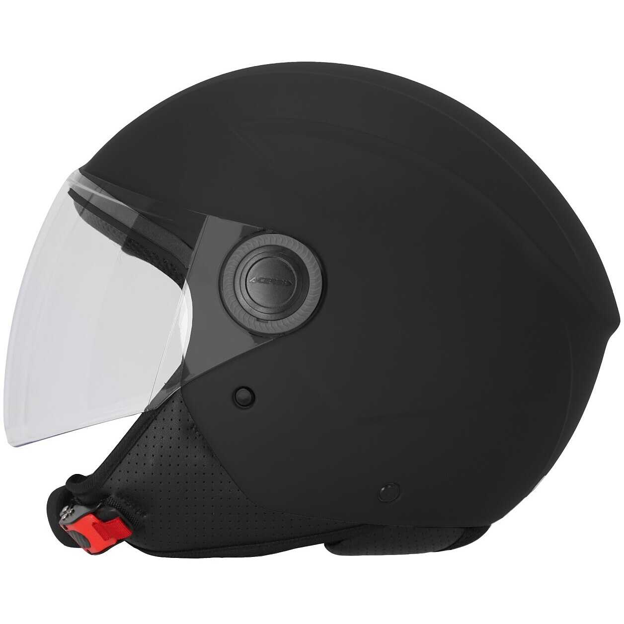 Casco Moto Jet ACERBIS BREZZA NERO OPACO