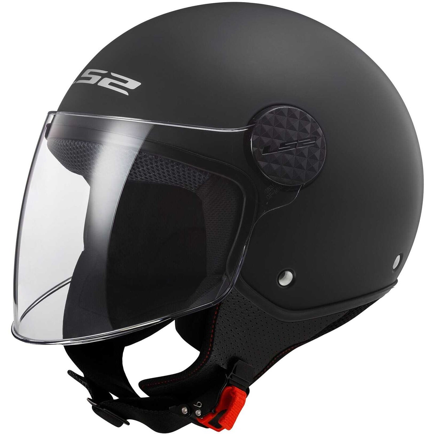 Casco Jet Moto Ls2 SPHERE 2 Nero Opaco