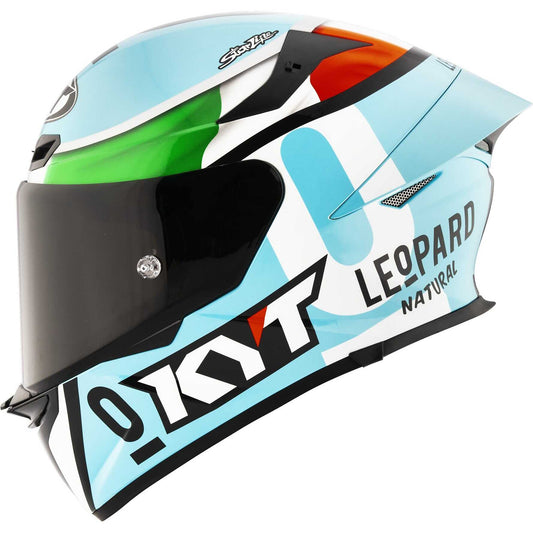 Casco Moto Integrale Kyt TT-REVO LEOPARD REPLICA TRICOLORE