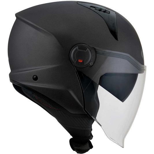 Casco Moto Jet KYT D-CITY PLAIN Grigio opaco matt