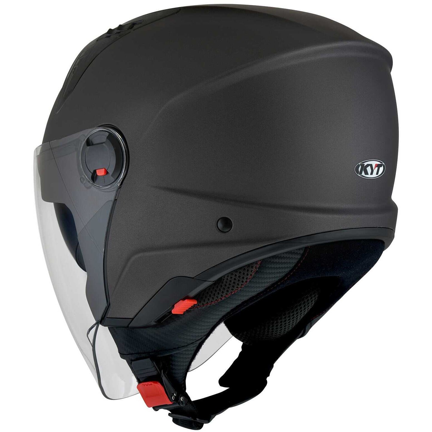 Casco Moto Jet KYT D-CITY PLAIN Grigio opaco matt