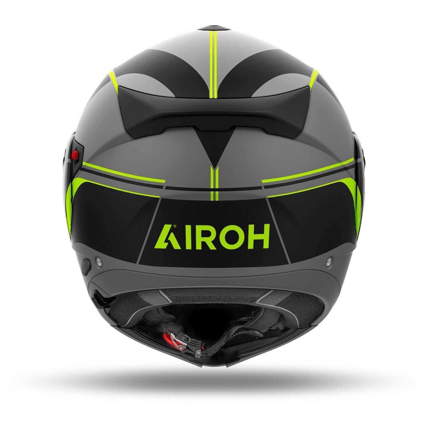 Casco Moto Modulare P/J Airoh SPECKTRE LEAF Giallo Opaco