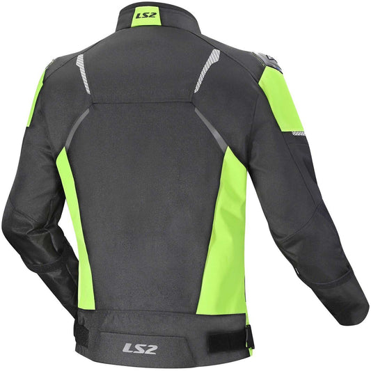 Giubbotto giacca Moto LS2 ZOOM MAN Nero Giallo