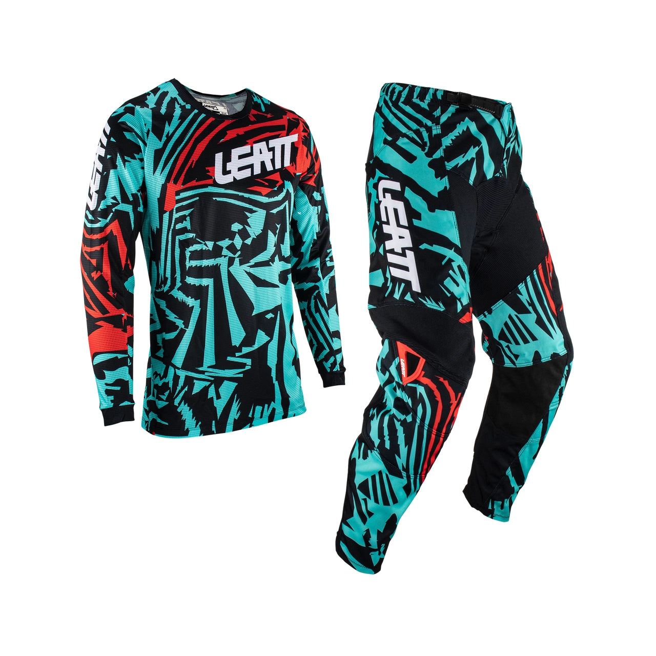 Completo Motocross Leatt 3.5 NERO AZZURRO