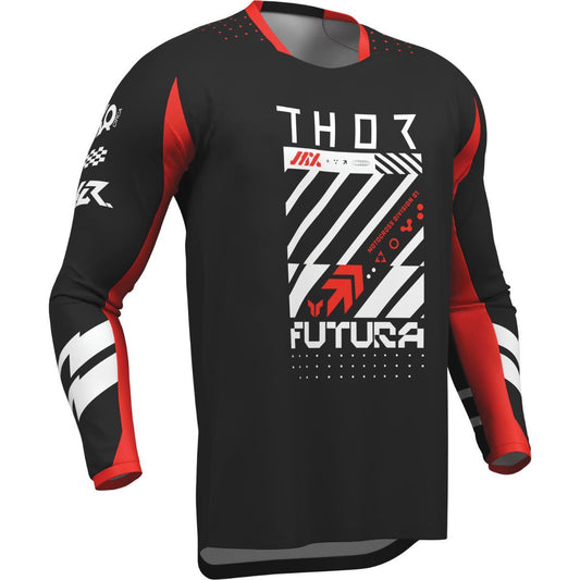 Completo Motocross Enduro Launchmode Futura rosso nero