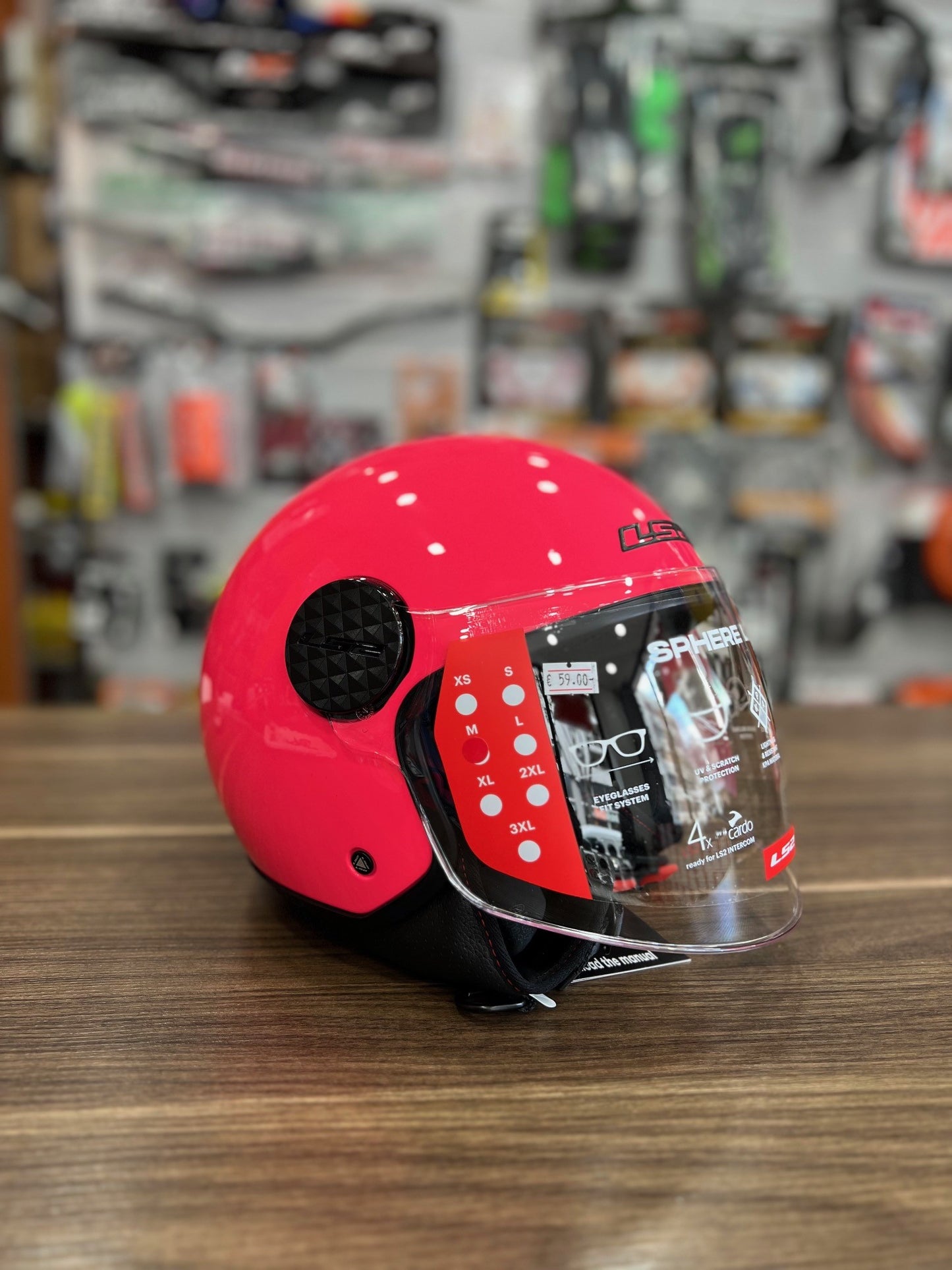 Casco Jet LS2 SPHERE LUX rosa