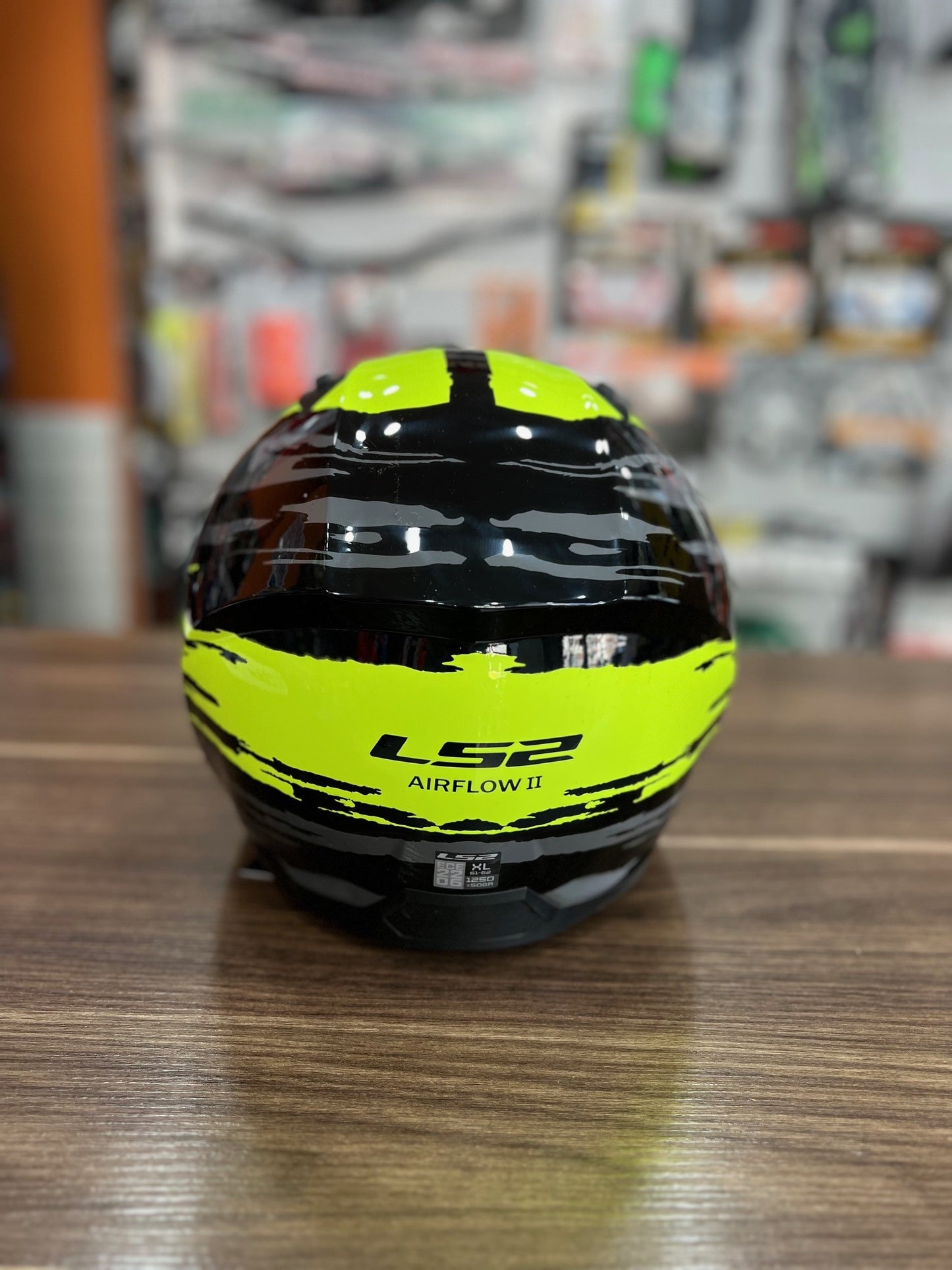 Casco LS2 Airflow 2 BRUSH BLACK YELLOW