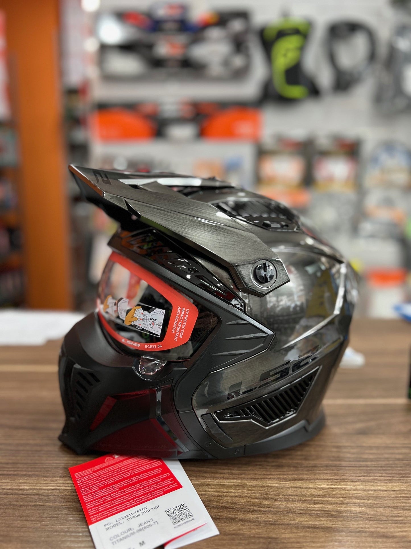 Casco moto jet LS2 Drifter Jeans