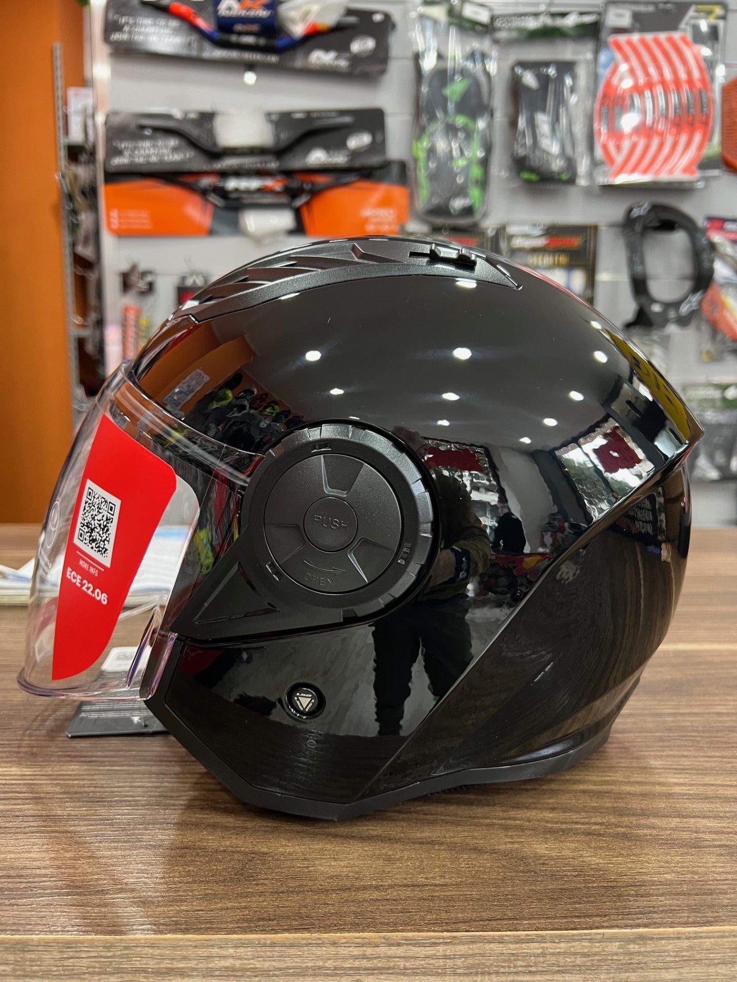 Casco Jet LS2 AIRFLOW 2 nero lucido
