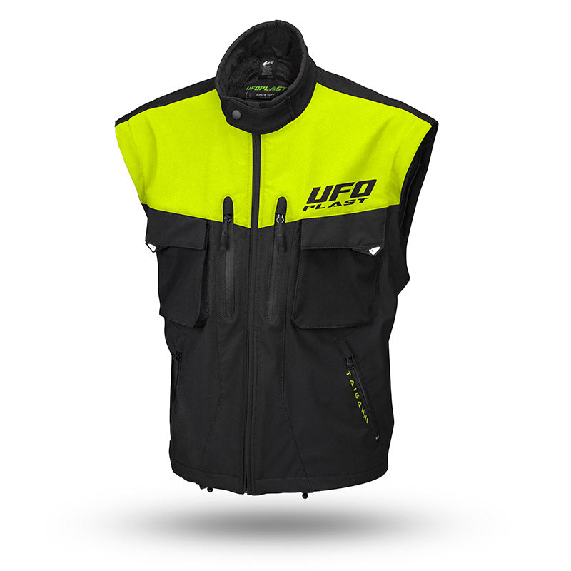 Giacca Enduro Ufo Taiga Nero Giallo Fluo