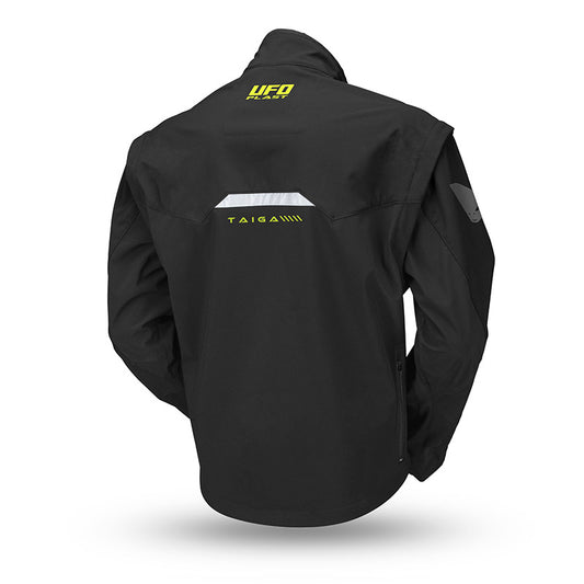 Giacca Enduro Ufo Taiga Nero Giallo Fluo