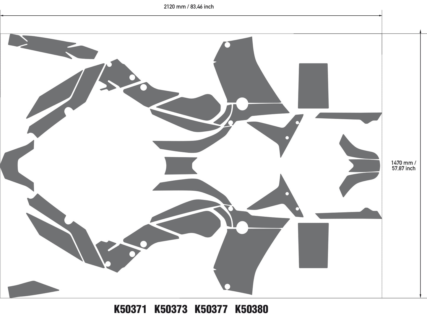 Kit Grafiche Yamaha Tenere' 700