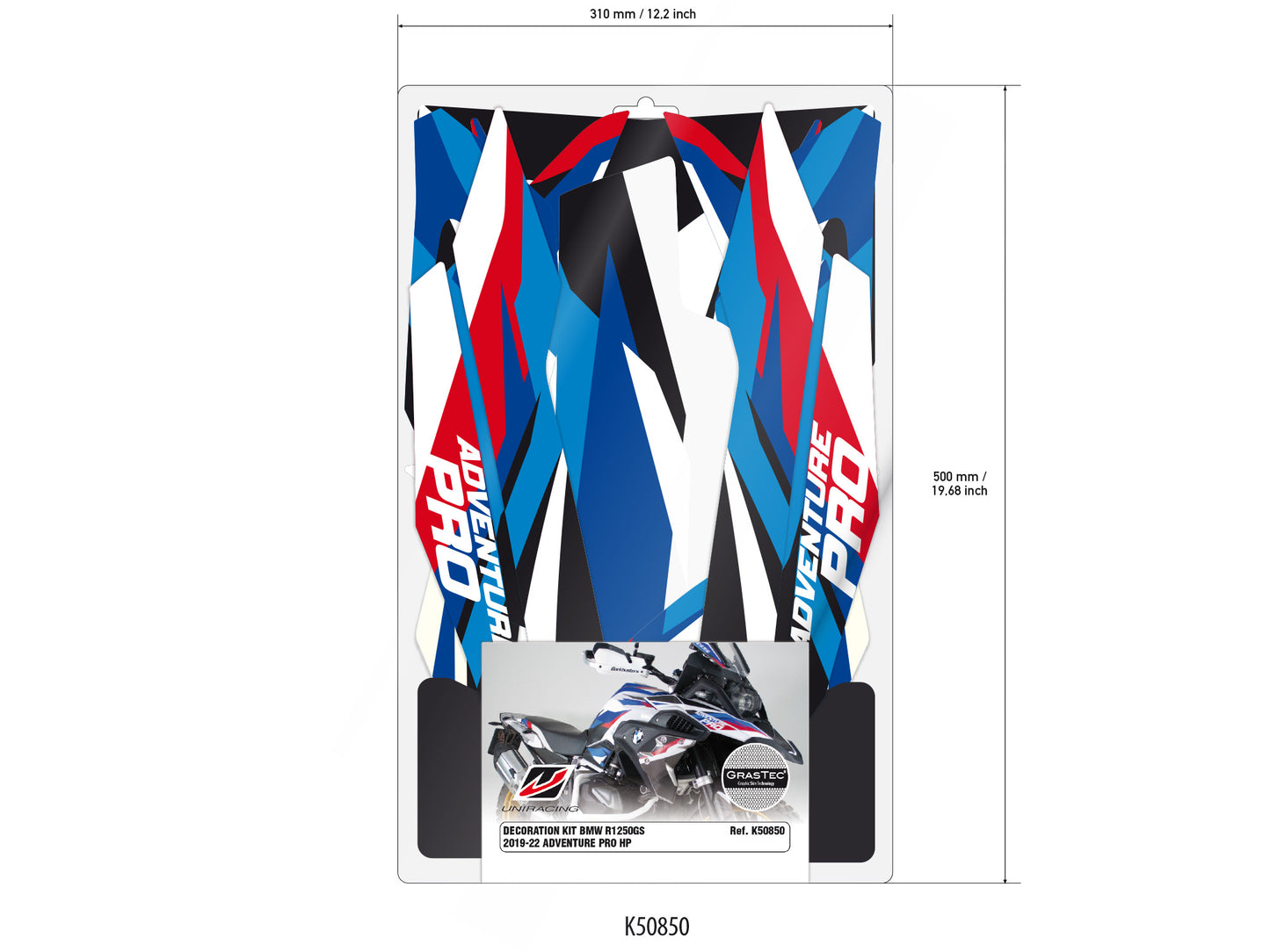 Kit grafiche adesivi BMW R1200GS R1250GS 17-23