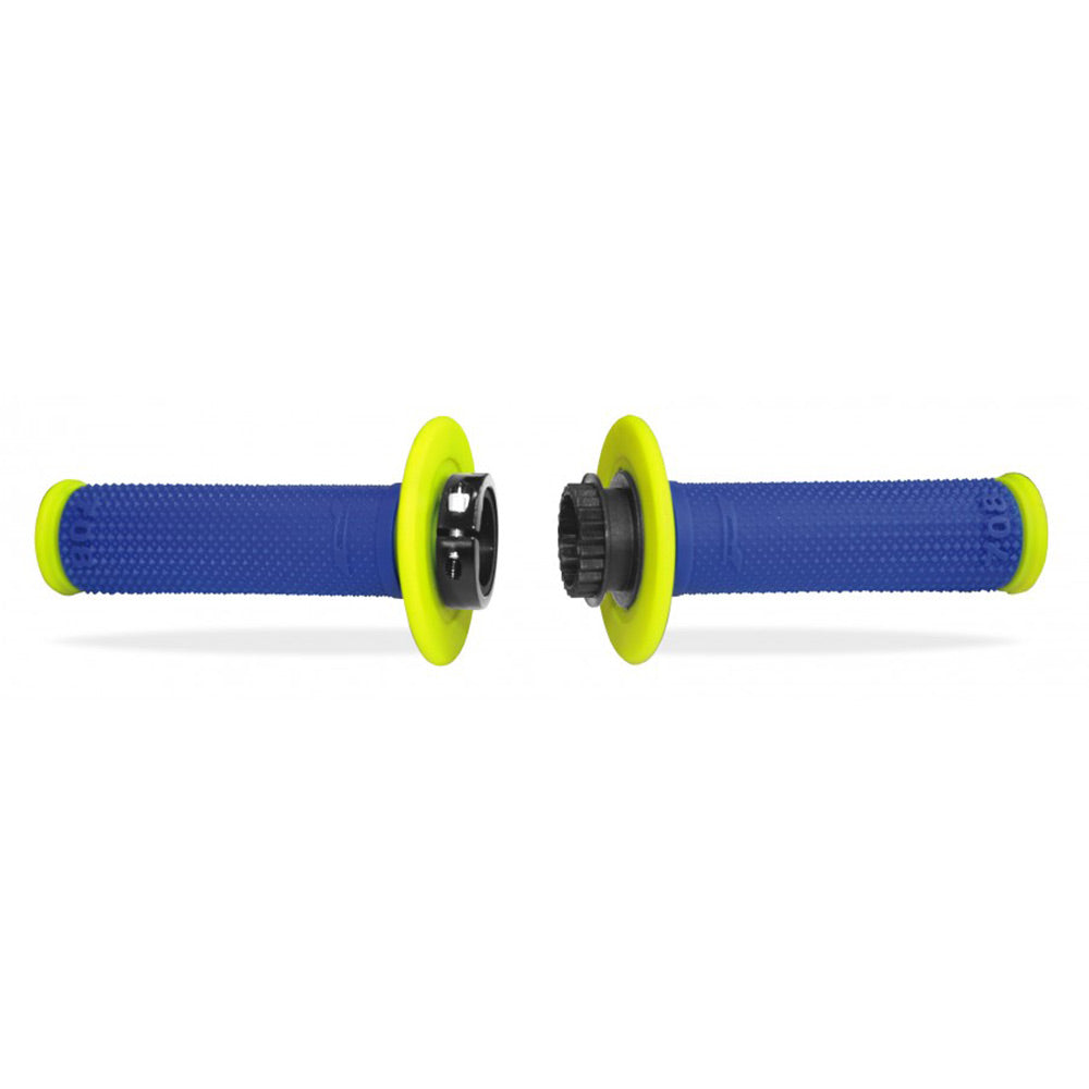Manopole ProGrip 708 lock on blu giallo fluo