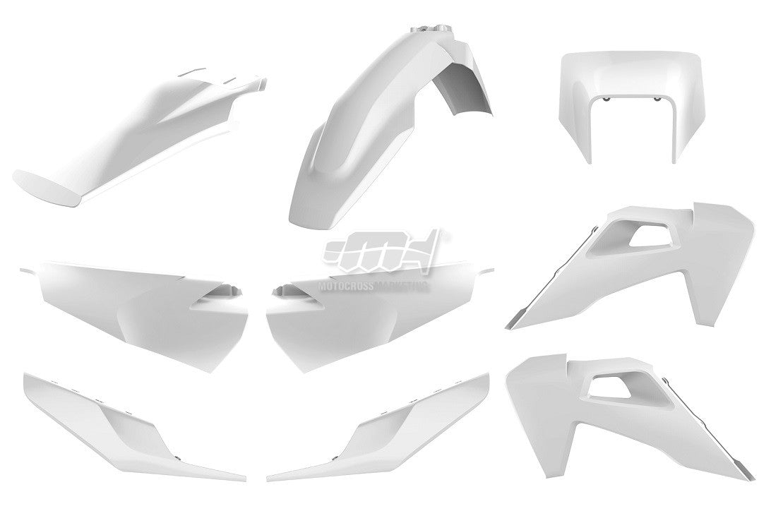 Kit Plastiche Polisport Husqvarna bianche 20-22