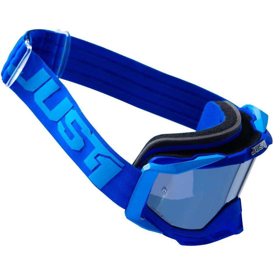 Mascherina JUST1 IRIS 2.0 LOGO BLU