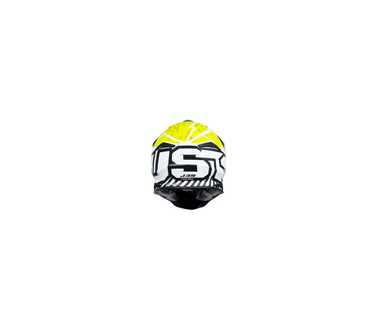 CASCO JUST J39 POSEIDON MATT FLUO YELLOW BLACK WHITE