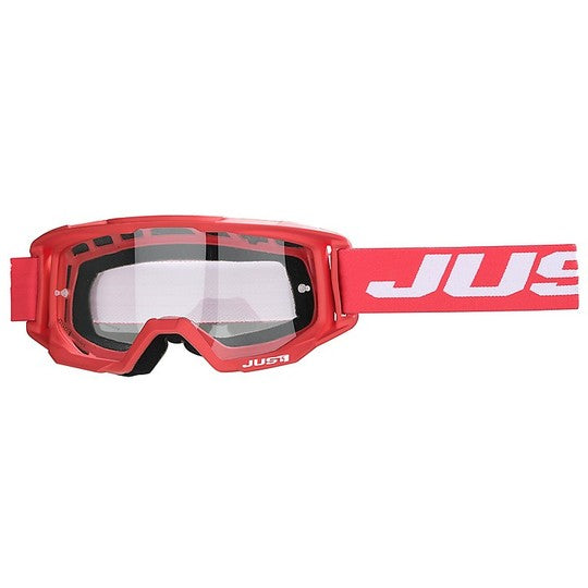 Mascherina JUST1 VITRO ROSSA