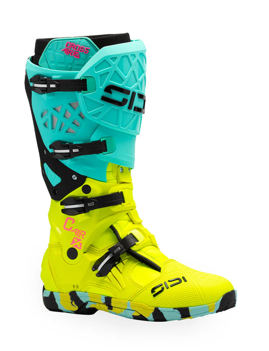 Stivali motocross Sidi CrossAir X Giallo Fluo