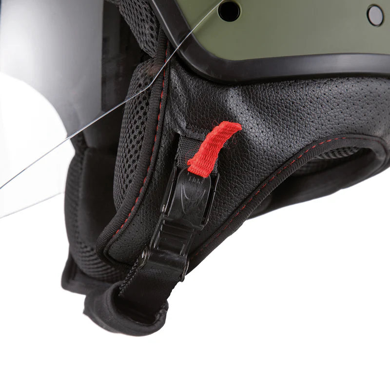 Casco moto Tucano Urbano EL'METTIN 6.0 VERDE OPACO