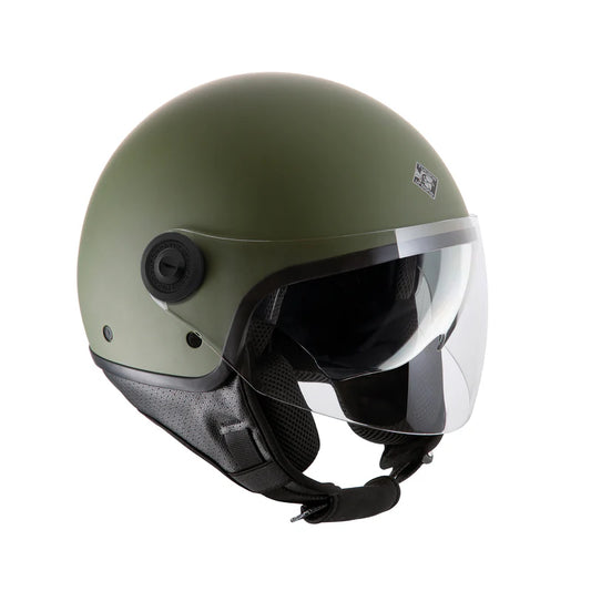 Casco moto Tucano Urbano EL'METTIN 6.0 VERDE OPACO