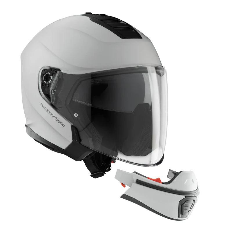 Casco modulare Tucano Urbano HYPERLINK grigio chiaro opaco