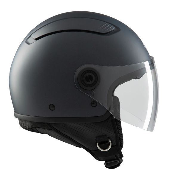 Casco Tucano Urbano Casco jet El´Fan matt NERO ANTRACITE