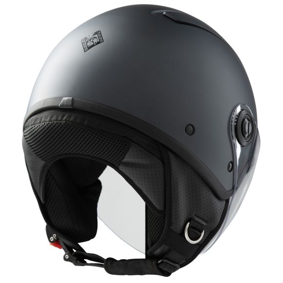 Casco Tucano Urbano Casco jet El´Fan matt NERO ANTRACITE