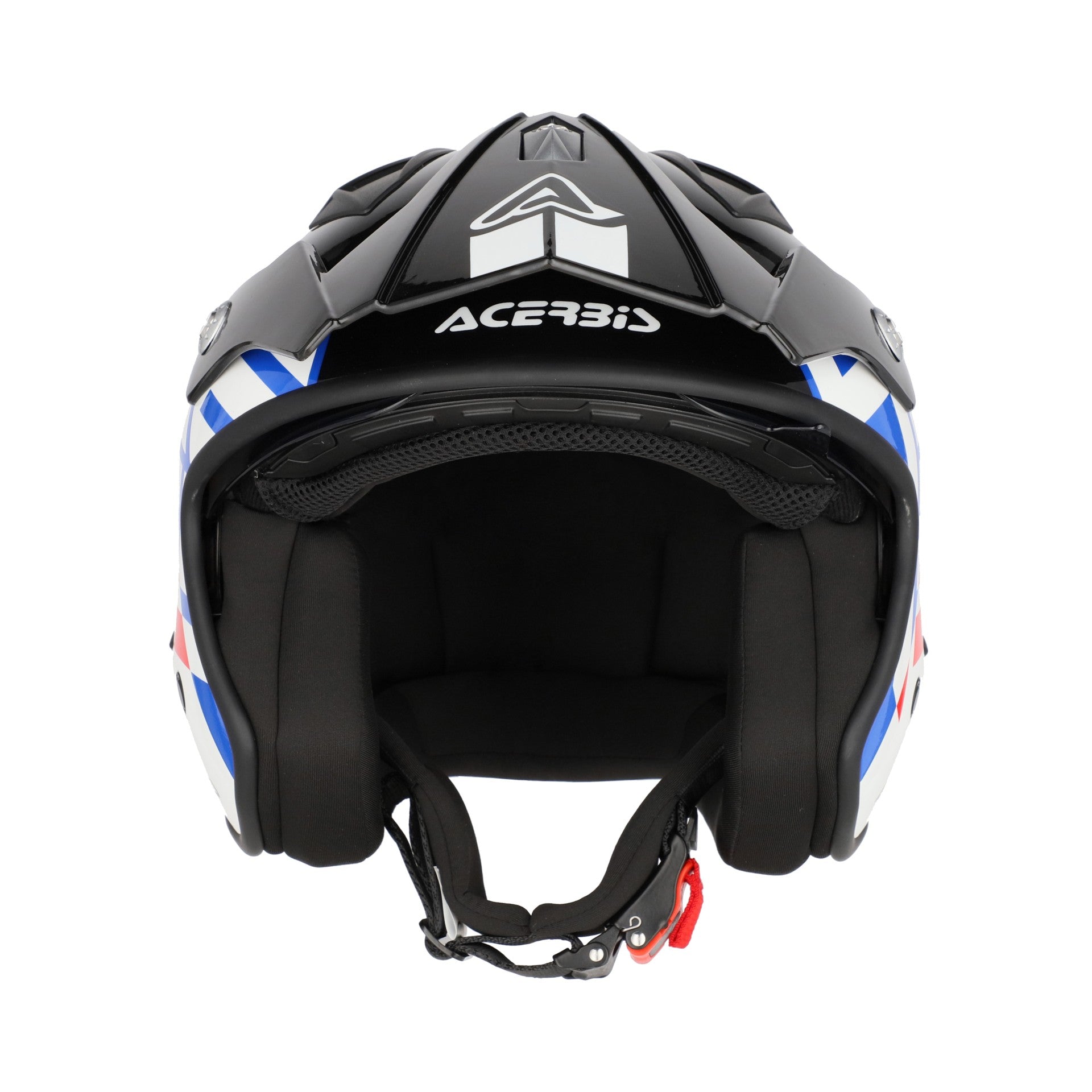 Casco Moto Jet Acerbis Aria 2206 Graphic ROSSO BLU