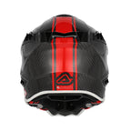 Casco Motocross Enduro Acerbis AIRSTRIKE-C CARBON BIANCO ROSSO