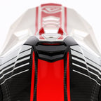 Casco Motocross Enduro Acerbis AIRSTRIKE-C CARBON BIANCO ROSSO
