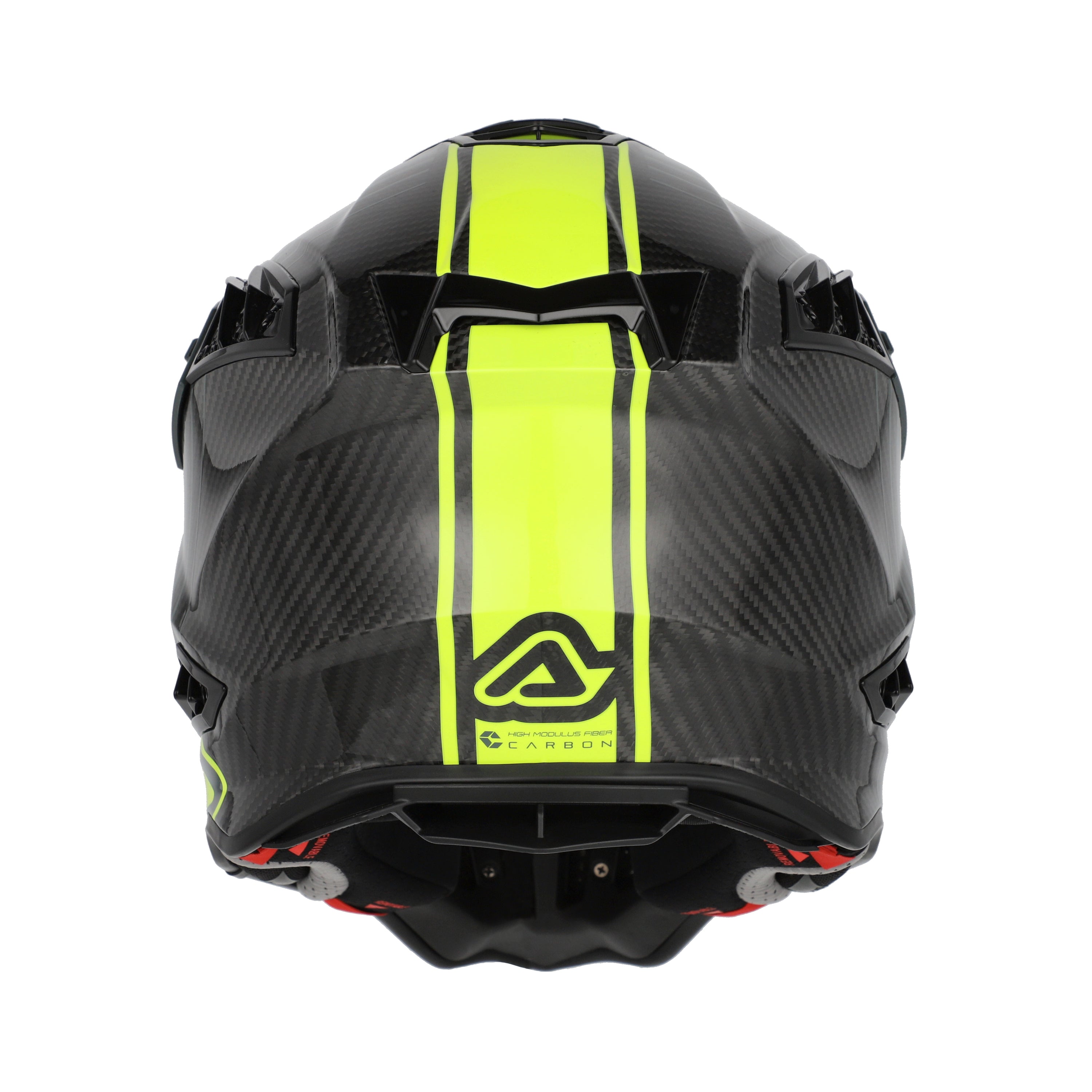 Casco Motocross Enduro Acerbis AIRSTRIKE-C CARBON NERO GIALLO FLUO