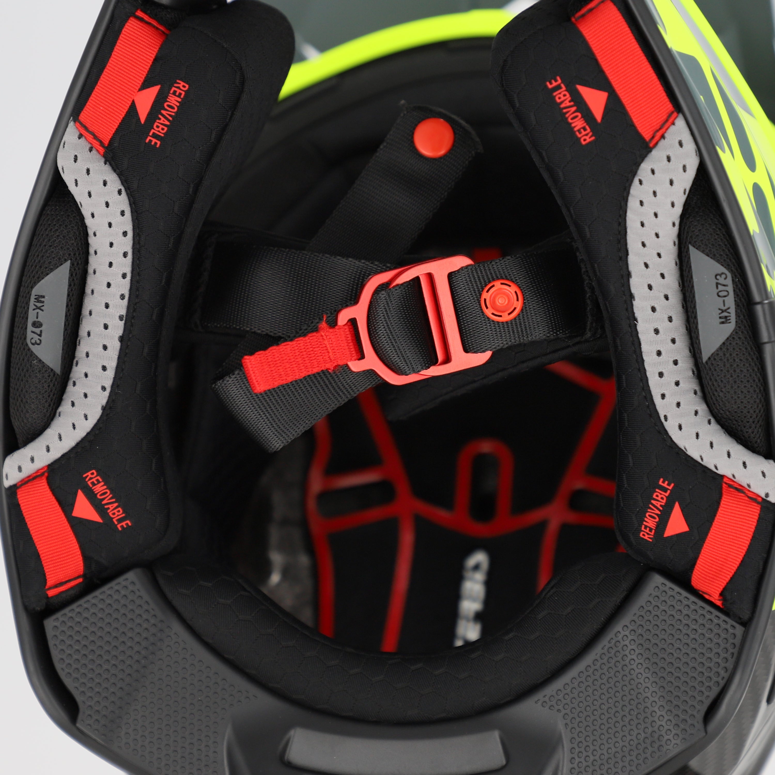 Casco Motocross Enduro Acerbis AIRSTRIKE-C CARBON NERO GIALLO FLUO