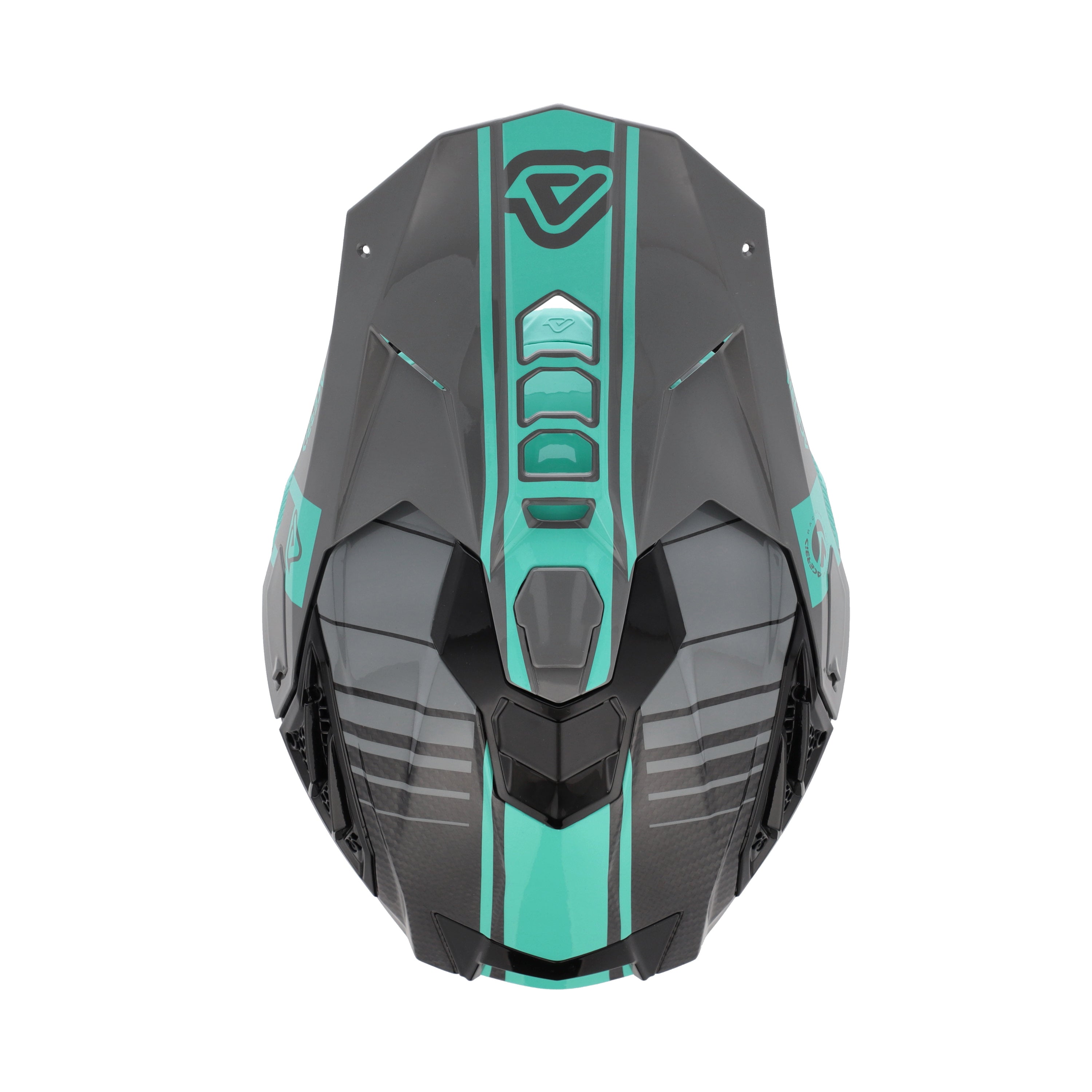 Casco Motocross Enduro Acerbis AIRSTRIKE-C CARBON TURCHESE