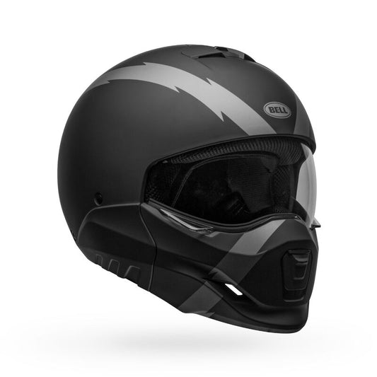 Casco moto BELL BROOZER 2023 ARC NERO/GRIGIO OPACO