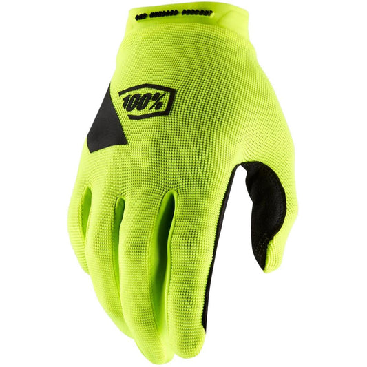 Guanti motocross enduro 100% Ridecamp giallo fluo