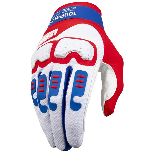 Guanti motocross enduro 100% Langdale ROSSI BIANCHI BLU