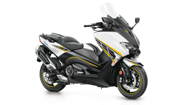 Kit grafiche adesivi Yamaha T-Max 530 gialli