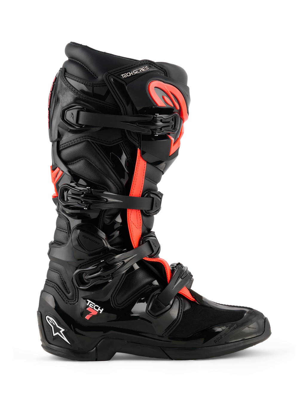 Stivali motocross enduro Alpinestars Tech 7 NERO ROSSO