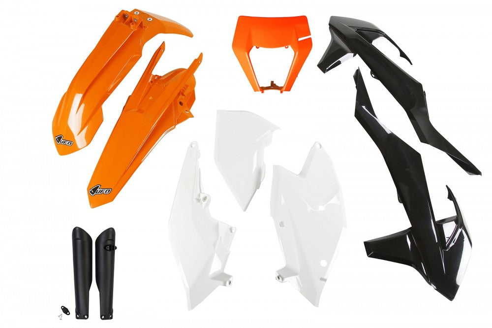 Kit plastiche ufo completo ktm KTM 17-19 nero bianco arancio