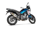 Marmitta terminale Slip-On AKRAPOVIC in titanio per CFMOTO 450MT
