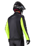 Giacca moto quattro 4 stagioni Alpinestars Bogotà Pro Drystar Grigio Giallo Fluo