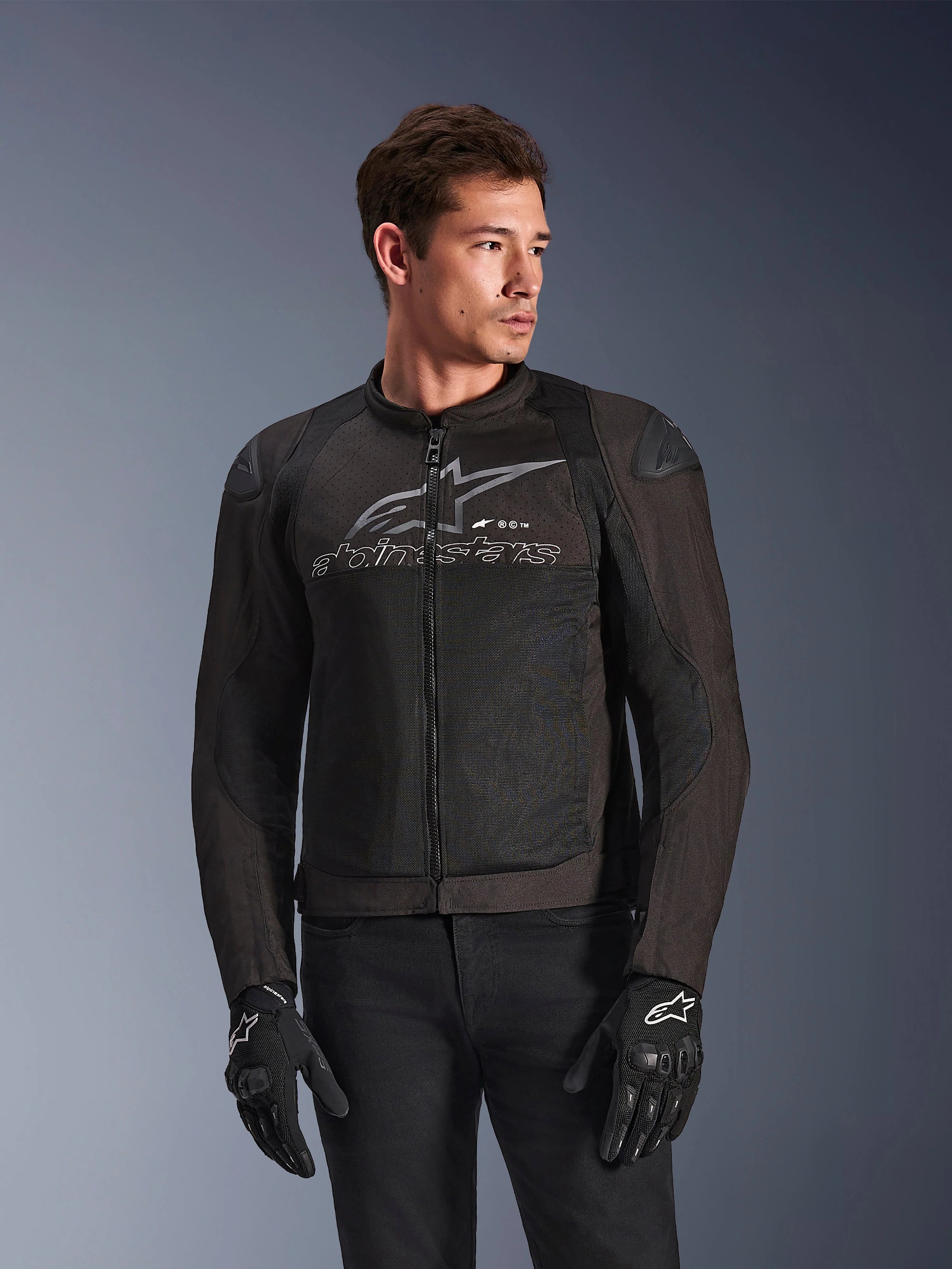 Giacca moto estiva Alpinestars SMX AIR nera