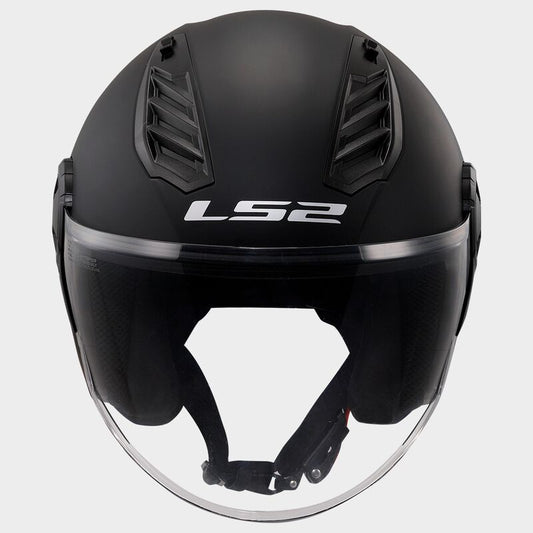 Casco Jet LS2 AIRFLOW 2 nero opaco